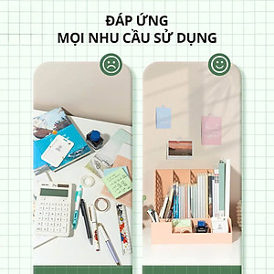 Khay Đựng Tài Liệu 3 Ngăn Việt Nhật - Hàng chính hãng 