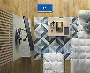 Giá Treo Tivi Góc Xoay Đa Năng 45 - 80 Inch Model: NB P6 - HÀNG CHÍNH HÃNG