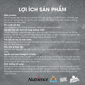 Thức Ăn Tự Nhiên Cho Chó Nutrience Subzero Bao 2,27kg Thịt Gà Tây, Cá Hồi, Cá Trích, Cá Tuyết, Rau Củ & Trái Cây Tự Nhiên