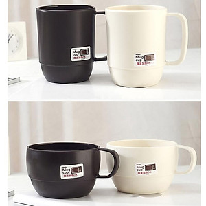 Combo Cốc nhựa uống nước Inomata cao cấp - Nâu nội địa Nhật Bản