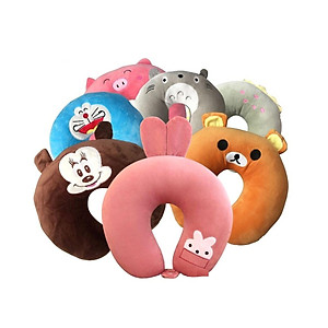 Gối chữ U Nhà của Mẹ thích hợp sử dụng làm gối ngủ văn phòng, gối du lịch kích thước  27x24x6 cm - màu sắc giao ngẫu nhiên