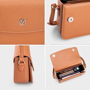 Túi Yuumy ( Thời trang nữ nắp gập khóa nam châm size 21 - Túi đeo chéo da Seasand YN175 )