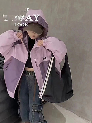 Áo khoác cho bé gái size đại 5-12 tuổi thuê chữ SPORRT kiểu dáng khỏe khoán thời trang