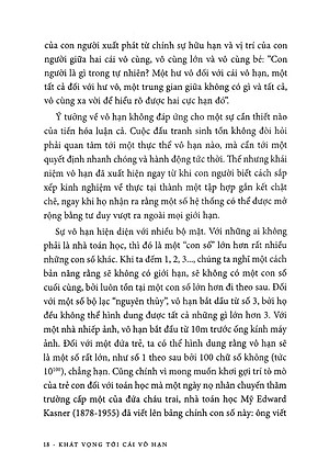 Sách Khoa Học Khám Phá - Khát Vọng Tới Cái Vô Hạn (Tái Bản 2020)