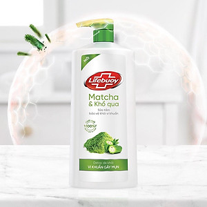 Sữa Tắm Lifebuoy Matcha & Khổ Qua Detox Da Khỏi Vi Khuẩn Gây Mụn 800g