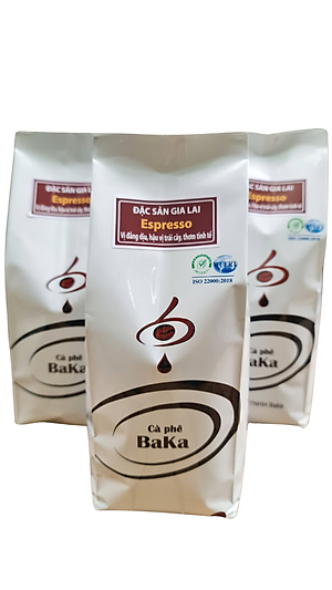 Cà Phê Nguyên Chất Baka - Espresso (Bì 500g)