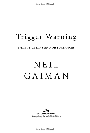 Trigger Warning: Short Fictions And Disturbances