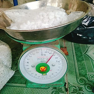 Đá sỏi trang trí chậu cây - 500g - Đá cuội sỏi chuyên trang trí bể cá, sân vườn - Dòng sỏi trắng cao cấp