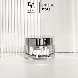 Kem dưỡng Peptide Cao Cấp W.Skin Hàn Quốc_STOP-AGING PEPTIDE CREAM (50ml) {Có tem phụ nhập khẩu chính ngạch} xuất xứ Hàn Quốc