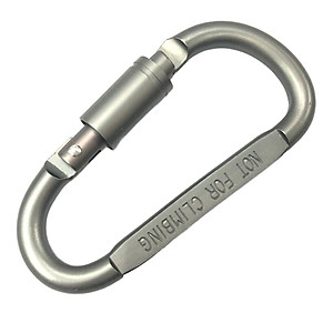 Móc Khóa Đi Phượt Cao Cấp Móc Chữ D Leo Núi Chất Liệu Hợp Kim Nhôm Chắc Chắn Cleacco MKDP Boro Sport ( Màu Ngẫu Nhiên )