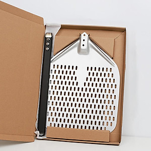 Aluminum Metal Pizza Peel for Easy Storage, Gourmet Luxury Pizza Paddle for Baking Homemade Pizza Bread