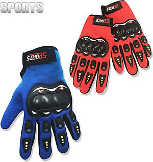 Găng tay phượt full ngón, bao tay moto kín ngón có gù bảo hộ TT07-GTF