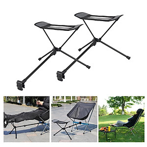 Mua 2x Folding Chair Footrest Folding Camping Outdoor Retractable