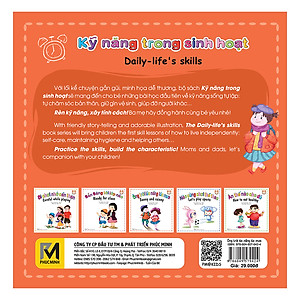 Sách Bộ Kỹ Năng Trong Sinh Hoạt I - Ông Trời Lúc Nắng Lúc Mưa - Sunny And Rainy (Song Ngữ Việt - Anh)