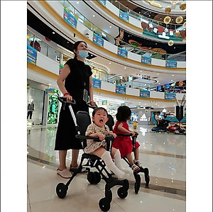 Xe đẩy du lịch gấp gọn, đảo chiều cho bé, xe 520 mẫu mới 2024 - Hàng chính hãng