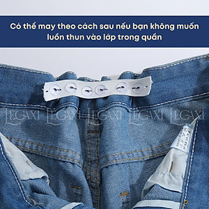 Bộ may vá thu nhỏ thắt lưng, thu hẹp eo quần jean kaki quần lưng thun kim chỉ nút dụng cụ luồn chun Legaxi