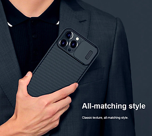 Ốp lưng bảo vệ Camera dành cho iPhone 13/ 13 Pro/ 13 Pro Max chính hãng NILLKIN CamShield - hàng nhập khẩu