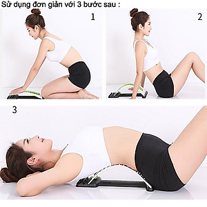 Dụng cụ Massage tập lưng và hỗ trợ cột sống, chống thoát vị đĩa đệm 