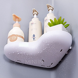 Kệ Đựng Đồ Dùng Hình Tam Giác Gắn Tường Tiện Dụng Cho Nhà Tắm / Nhà Vệ Sinh - Hàng Loại 1 - Chính Hãng MINIIN