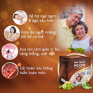 Viên Uống Ăn Ngủ Ngon Dân Khang Cải Thiện Mất Ngủ Giúp Ăn Ngon Miệng Ngủ Ngon Và Sâu Giấc