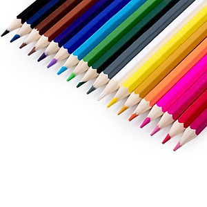  Bút chì màu cốc học sinh Deli - 12/18/24/36 màu - 7012/7013/7014/7015