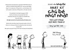 Nhật Ký Chú Bé Nhút Nhát Song ngữ Việt-Anh Tập 3 Giọt Nước Tràn Ly