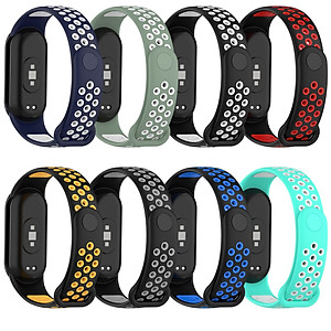 Dây đeo Silicone Sporty thay thế cho Xiaomi Mi Band 8 / Xiaomi Mi Band 9 / Xiaomi Mi Band 10 - Hàng Chính Hãng