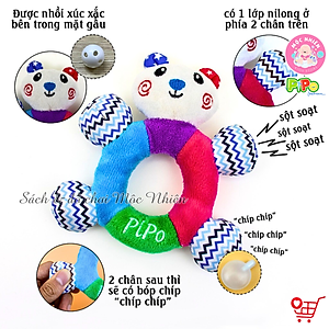 Lục Lạc Vải Cầm Tay Có Bóp Chút Chít - Đồ Chơi Cho Trẻ Sơ Sinh - Pipo Vietnam