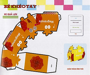 Sách Cắt Và Dán Hình 3D - Bé Khéo Tay - Giải Trí Phát Triển Trí Tuệ