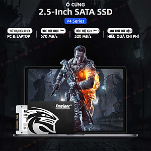 Ổ cứng SSD KingSpec P4 120GB - Hàng Chính Hãng