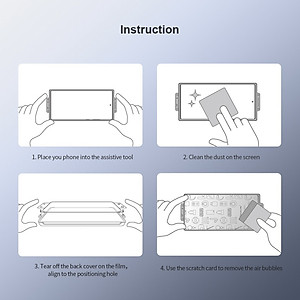 Miếng dán màn hình cho Samsung Galaxy S23 Ultra/ S23 Plus Nillkin Impact Resistant Curved Film (Bộ 2 Miếng) - Hàng Chính Hãng