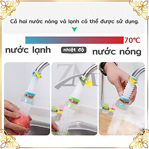 Vòi tăng áp suất  cho bồn rửa chén ,đầu vòi nối rửa bát tăng áp  có thể điều chỉnh xoay 360 độ , có than hoạt tính phù hợp với tất cả các vòi 