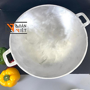 CHẢO GANG ĐÚC nguyên khối ĐÁY SÂU - Chảo lớn bằng gang dày nặng giữ nhiệt tốt và đều. Dùng xào rau, nấu cơm cháy, bò né, Chảo truyền thống NHIỀU SIZE