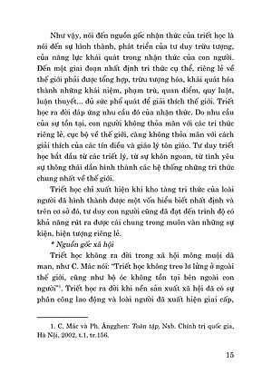 Sách - Giáo Trình Triết Học Mác - Lênin (Dành Cho Bậc Đại Học Hệ Không Chuyên Lý Luận Chính Trị)