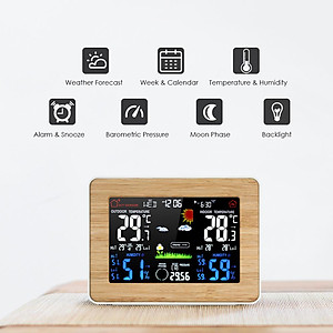 Trạm thời tiết không dây màng hình LCD