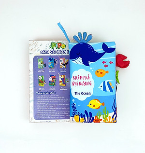 Sách Vải Tương Tác Cho Bé Đoán Đuôi Con Vật - Khám Phá Đại Dương