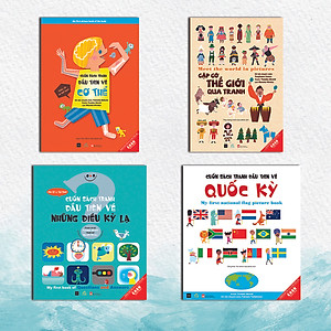 Combo Sách tranh khoa học đầu tiên của bé phần 2 (4 cuốn)
