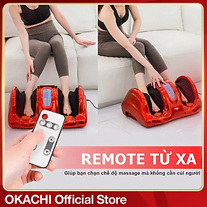 Máy massage chân hồng ngoại Fuki FK-6811 (màu đỏ)