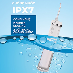 Tăm nước cầm tay H2ofloss HF-10, phiên bản tăm nước mini nhỏ gọn chỉ 14.5 cm dành cho người di chuyển nhiều
