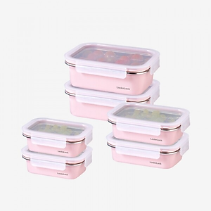 Hộp đựng thực phẩm LocknLock LST511 nhiều size, Hàng chính hãng, thép không gỉ, khóa cạnh chắc chắn - JoyMall