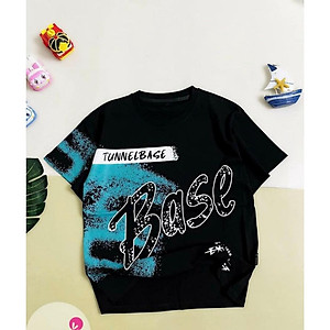 Áo thun cho bé trai phối đồ đẹp size 10-60kg chất cotton mềm mát BASE