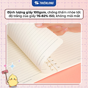 Sổ lò xo đường kẻ ngang 7mm A5 Thiên Long