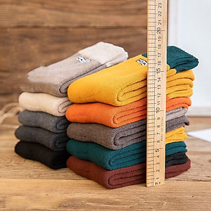 Combo 5 đôi tất Mianxi Unisex lót lông siêu ấm áp giữ nhiệt rất tốt