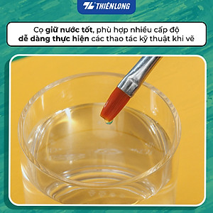 Túi 10 Cọ vẽ Tròn Thiên Long Colokit BRW-C02