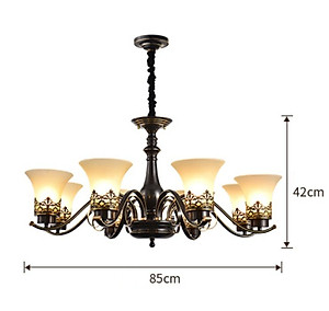 Đèn chùm CELO phong cách cổ điển Bắc Âu (Loại 8 bóng)