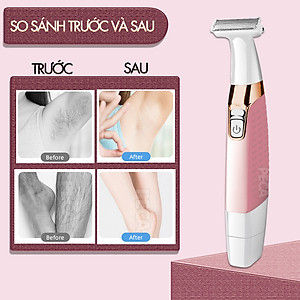 Máy cạo tẩy lông toàn thân Kemei KM-1900 chuyên dụng cạo lông nách, bikini, lông tay, chân,...- Hàng chính hãng
