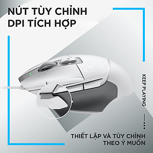 Chuột game có dây Logitech G502 X  – switch LIGHTFORCE hybrid, Cảm biến Hero 25K, 13 nút macro, tương thích Windows/Mac OS - Hàng chính hãng