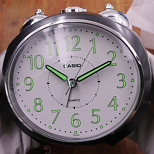 Đồng Hồ Để Bàn Casio TQ-369-1DF Có Đèn - Chuông Báo Thức - Kích Thước ( 11.6×13×9 cm )