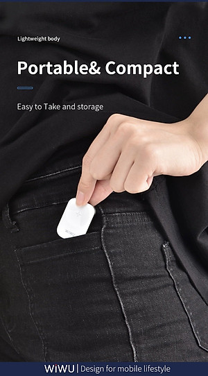 Sạc Không Dây Wiwu Wiwu Wireless Charge M16 Dành Cho Đồng Hồ Thông Minh Sạc Nhanh, Hấp Phụ Từ Tính Mạnh - Hàng Chính Hãng