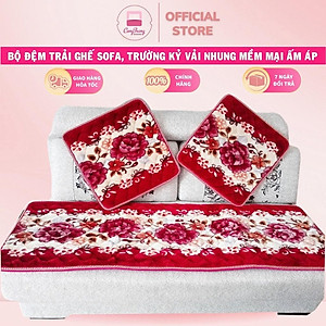 Thảm trải ghế lót nỉ trải ghế 1M65 Gồm 1 tấm dài 1m65 và 2 ngắn 50*55 TB